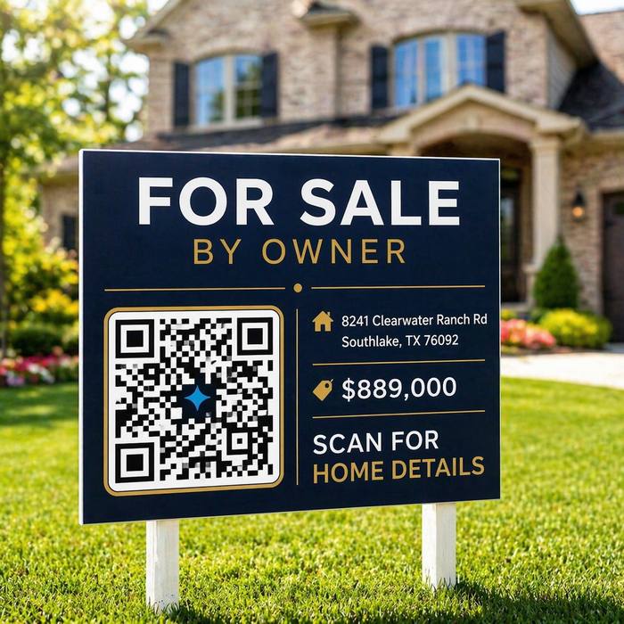 FSBO QR sign variant 1